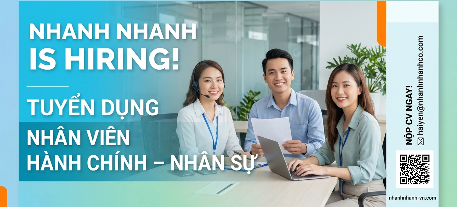 Tuyển dụng: Nhân viên Hành chính – Nhân sự